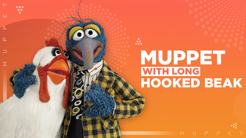 muppet with long hooked beak